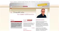 Desktop Screenshot of chiropraktik-center.de