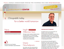 Tablet Screenshot of chiropraktik-center.de